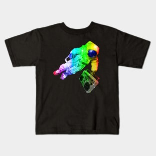 Boombox Space Man Kids T-Shirt